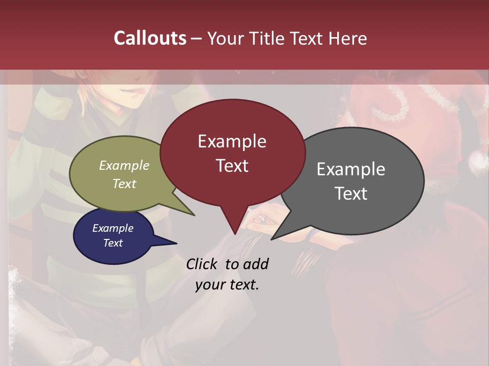 A Couple Of People Sitting Next To Each Other PowerPoint Template