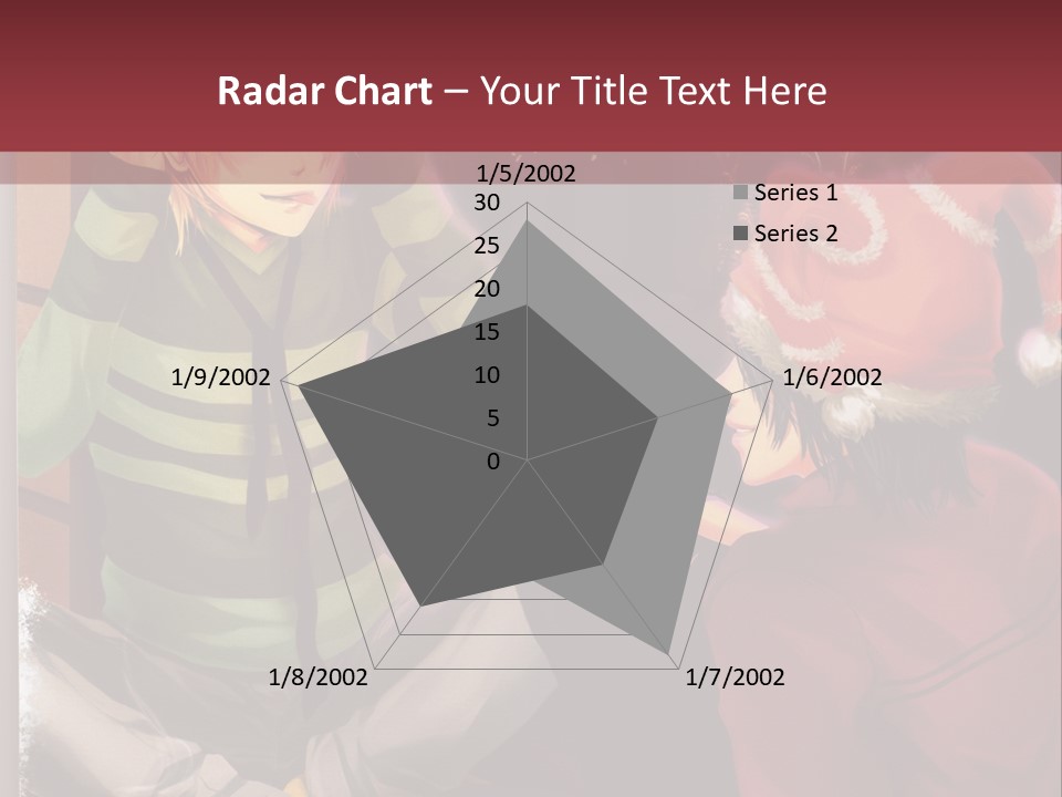 A Couple Of People Sitting Next To Each Other PowerPoint Template
