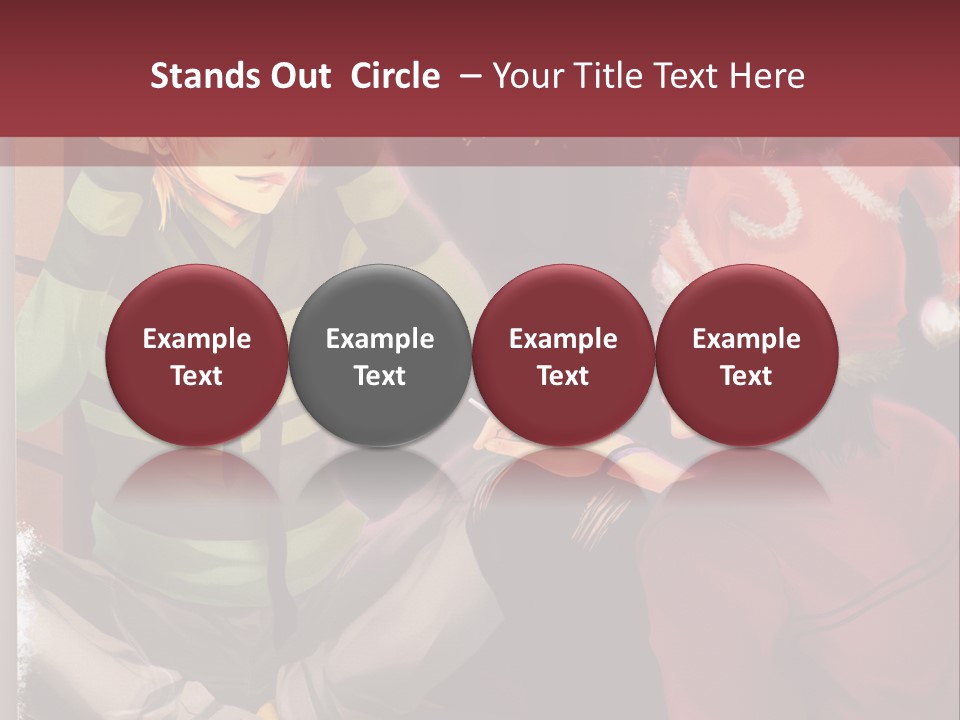 A Couple Of People Sitting Next To Each Other PowerPoint Template