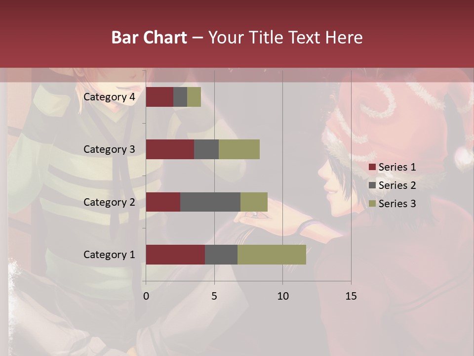 A Couple Of People Sitting Next To Each Other PowerPoint Template