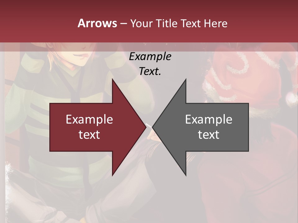 A Couple Of People Sitting Next To Each Other PowerPoint Template