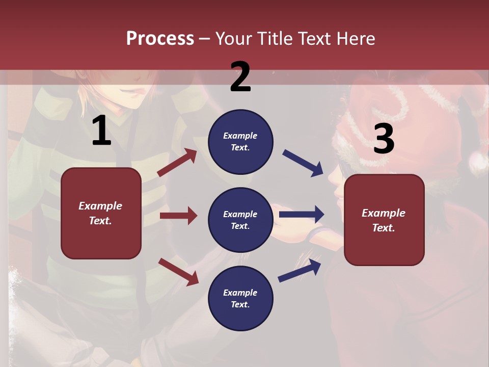 A Couple Of People Sitting Next To Each Other PowerPoint Template