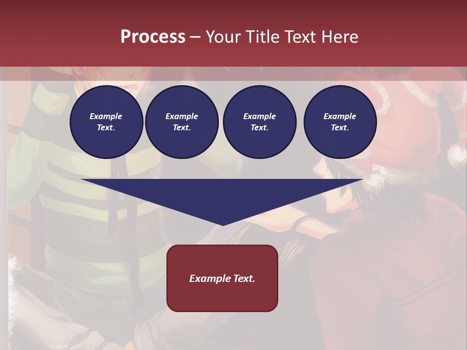 A Couple Of People Sitting Next To Each Other PowerPoint Template