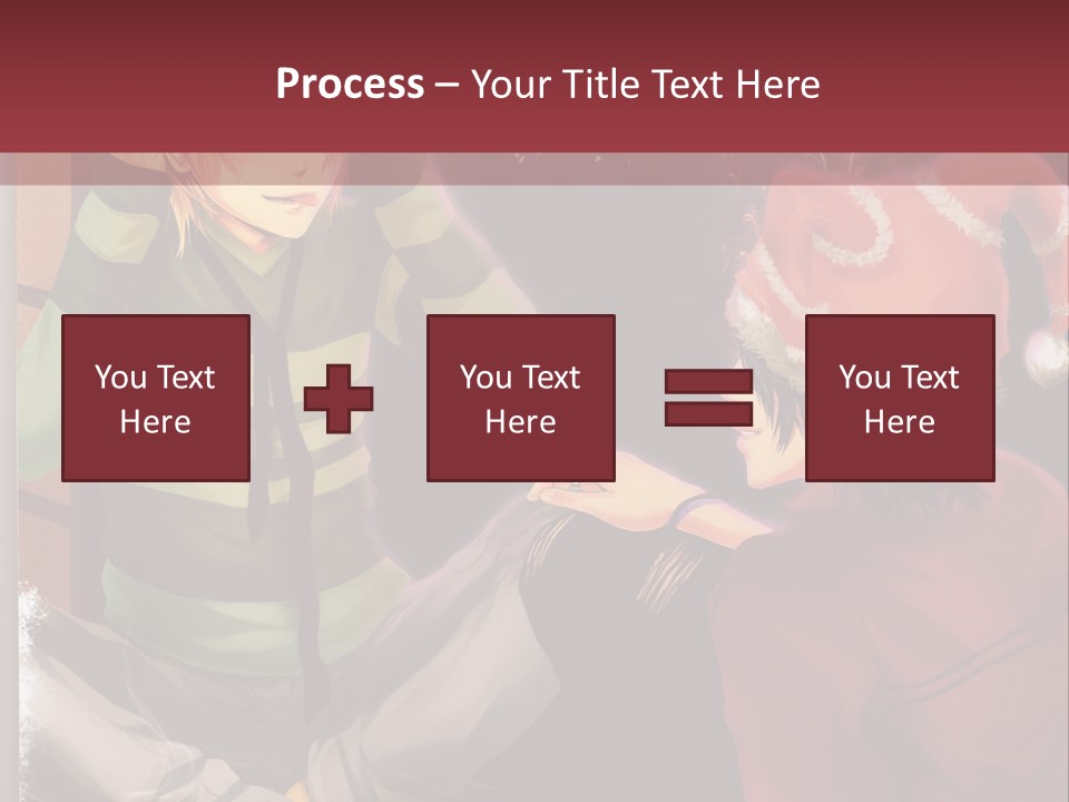 A Couple Of People Sitting Next To Each Other PowerPoint Template