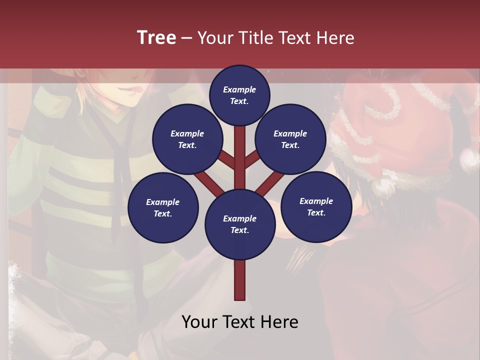 A Couple Of People Sitting Next To Each Other PowerPoint Template