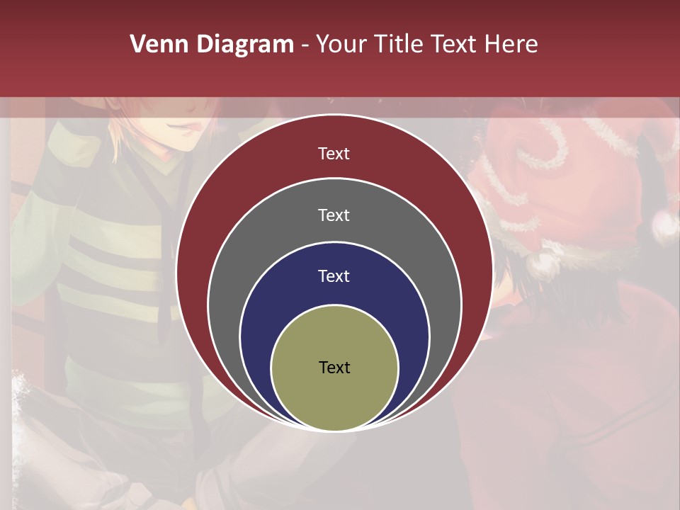 A Couple Of People Sitting Next To Each Other PowerPoint Template