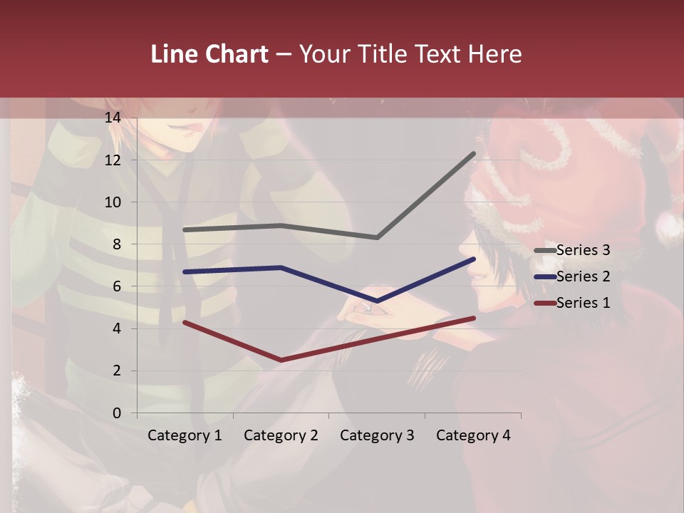 A Couple Of People Sitting Next To Each Other PowerPoint Template