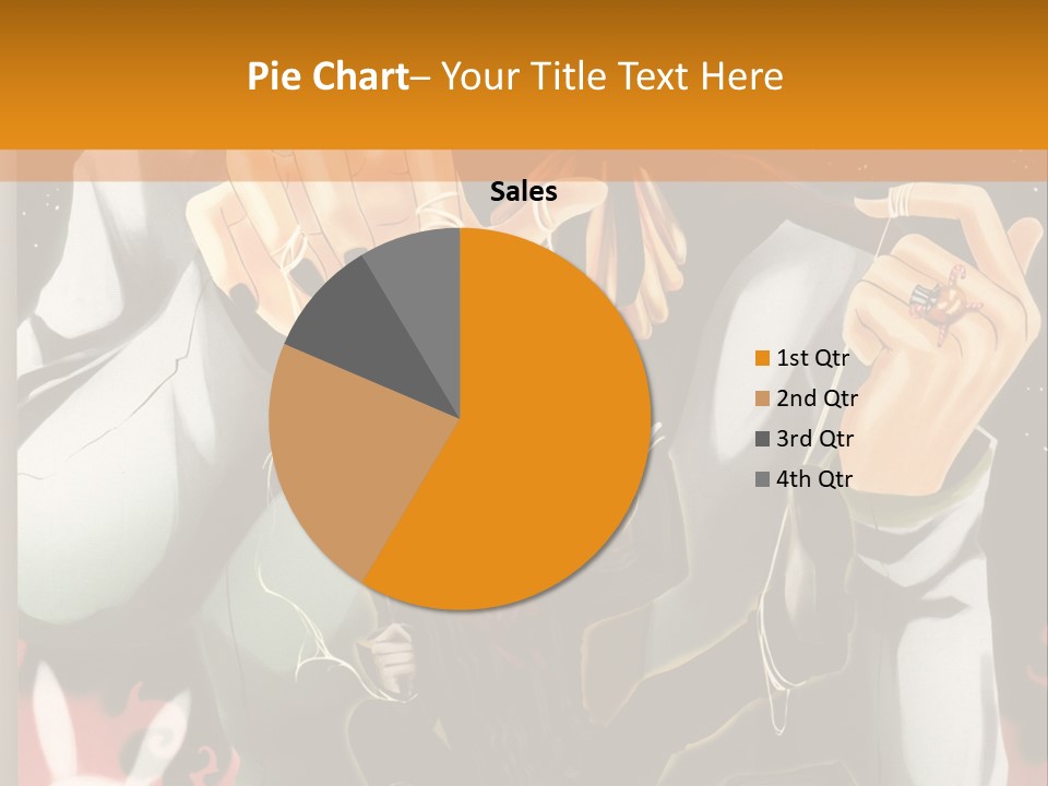 A Person Sitting On Top Of A Pumpkin PowerPoint Template