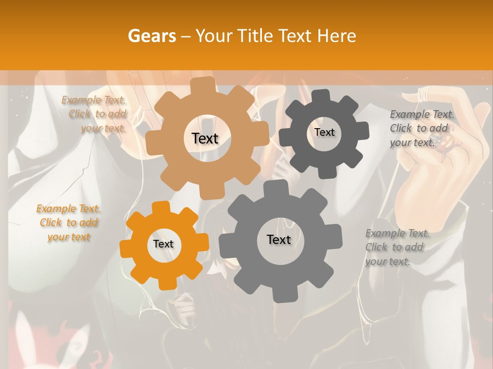 A Person Sitting On Top Of A Pumpkin PowerPoint Template