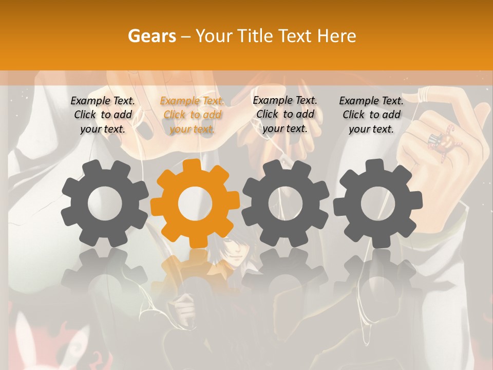 A Person Sitting On Top Of A Pumpkin PowerPoint Template