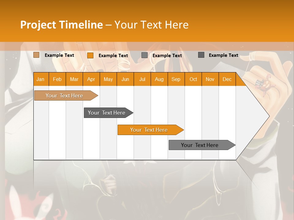A Person Sitting On Top Of A Pumpkin PowerPoint Template