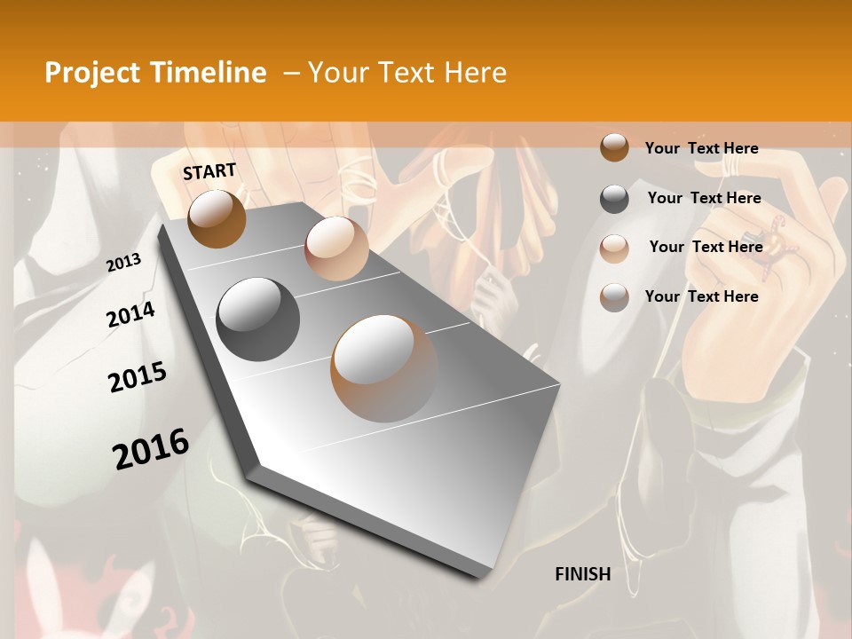 A Person Sitting On Top Of A Pumpkin PowerPoint Template