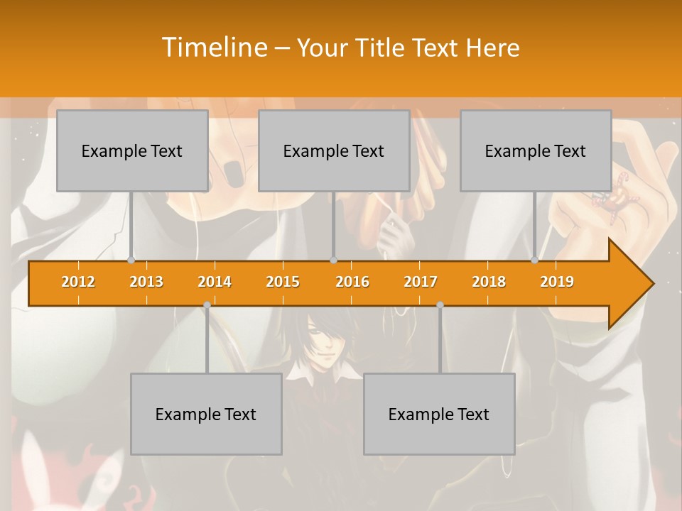 A Person Sitting On Top Of A Pumpkin PowerPoint Template