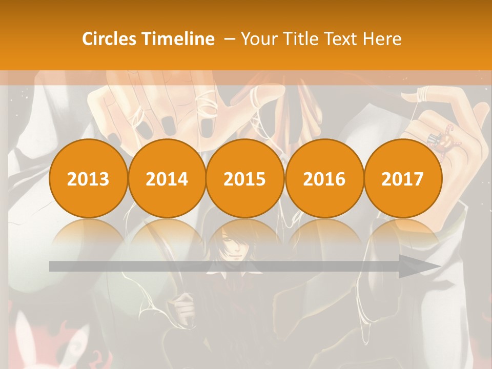 A Person Sitting On Top Of A Pumpkin PowerPoint Template