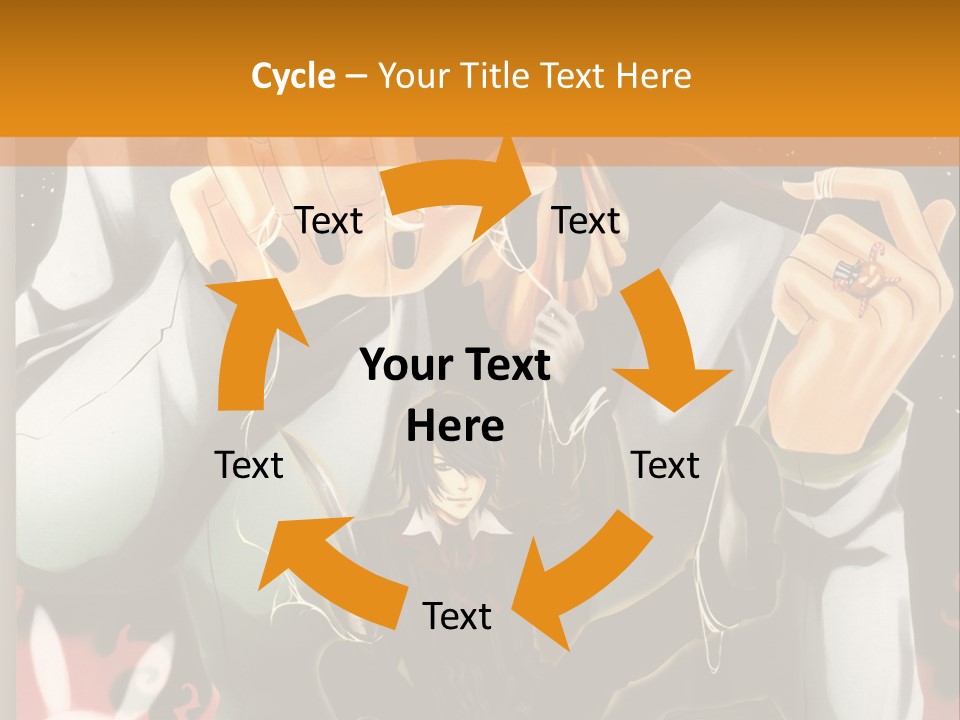 A Person Sitting On Top Of A Pumpkin PowerPoint Template