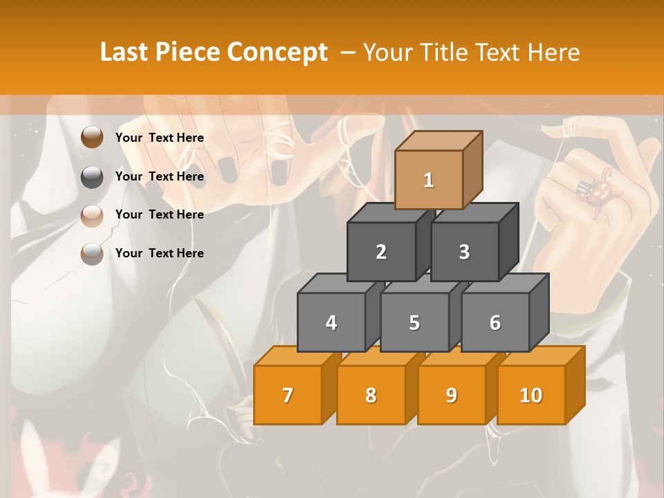 A Person Sitting On Top Of A Pumpkin PowerPoint Template