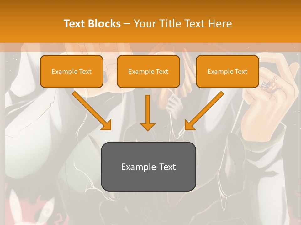 A Person Sitting On Top Of A Pumpkin PowerPoint Template
