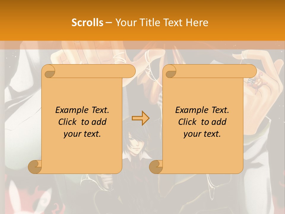 A Person Sitting On Top Of A Pumpkin PowerPoint Template