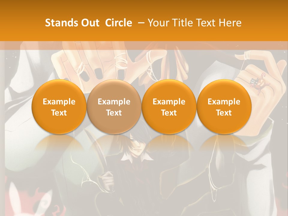 A Person Sitting On Top Of A Pumpkin PowerPoint Template