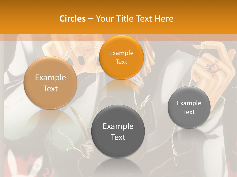 A Person Sitting On Top Of A Pumpkin PowerPoint Template