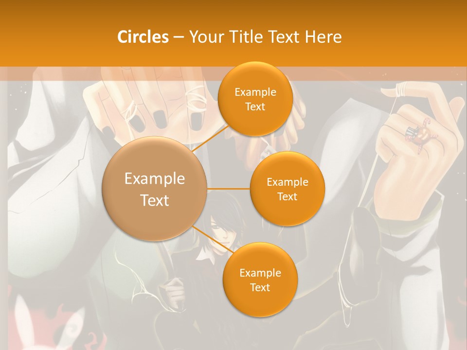 A Person Sitting On Top Of A Pumpkin PowerPoint Template