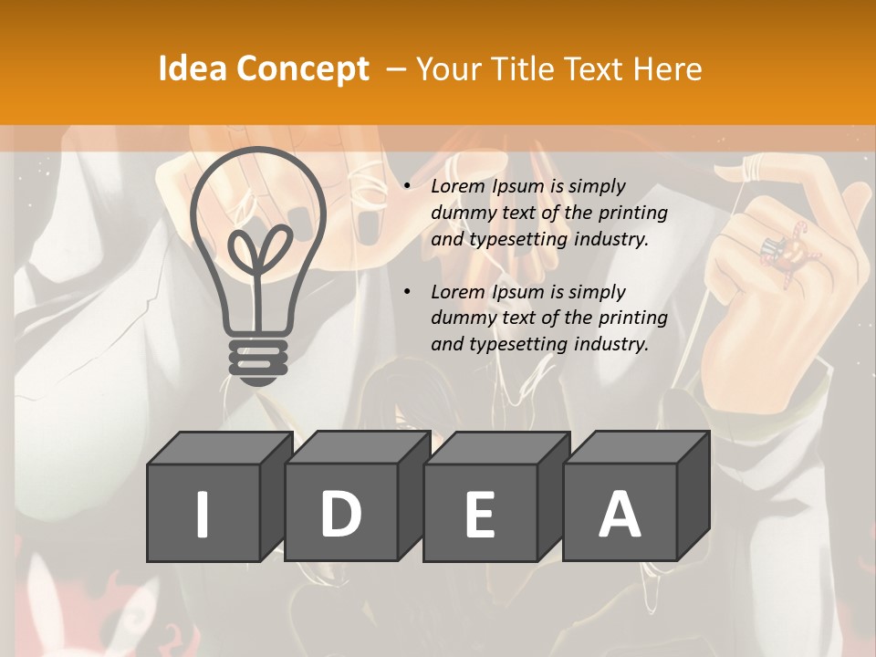 A Person Sitting On Top Of A Pumpkin PowerPoint Template