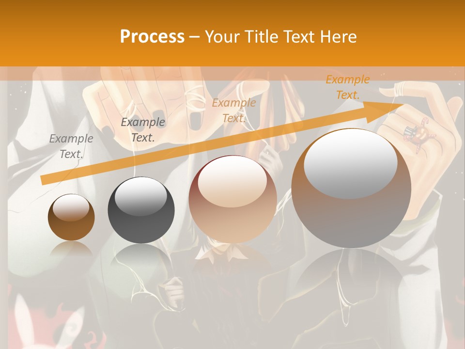 A Person Sitting On Top Of A Pumpkin PowerPoint Template