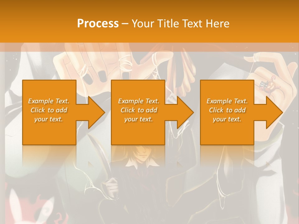 A Person Sitting On Top Of A Pumpkin PowerPoint Template