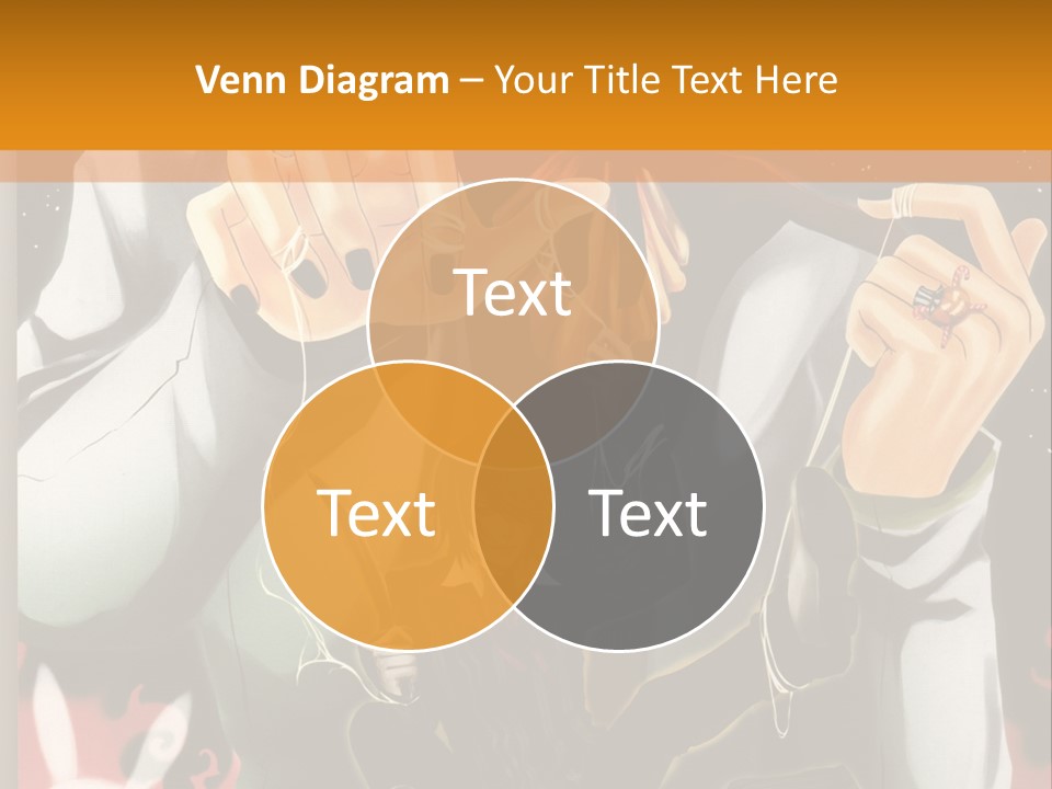 A Person Sitting On Top Of A Pumpkin PowerPoint Template