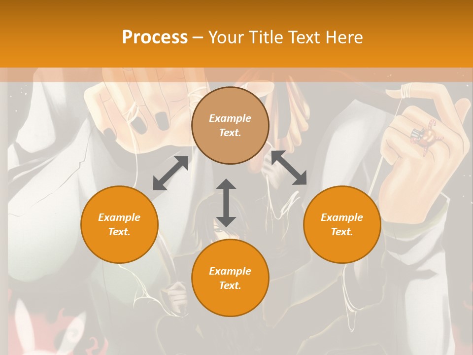 A Person Sitting On Top Of A Pumpkin PowerPoint Template