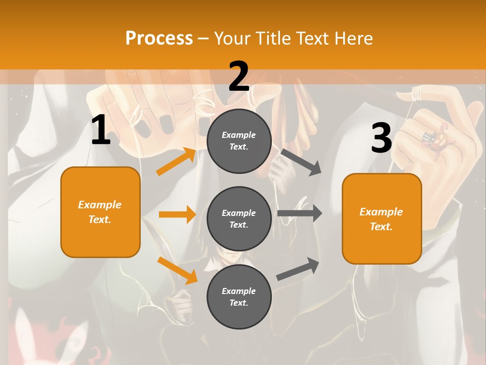A Person Sitting On Top Of A Pumpkin PowerPoint Template