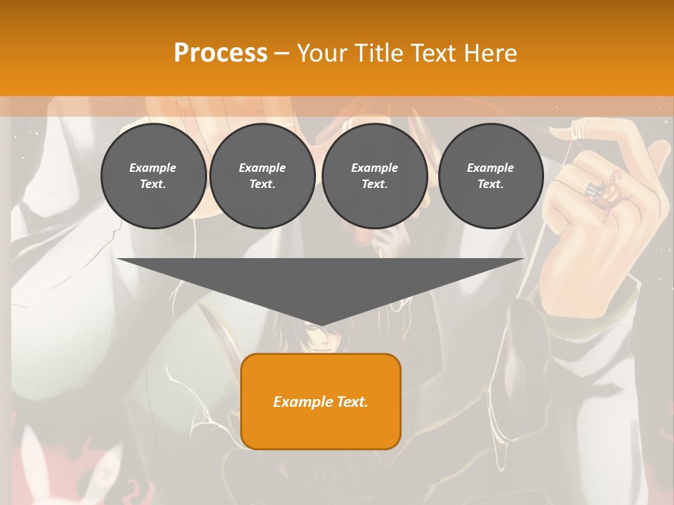 A Person Sitting On Top Of A Pumpkin PowerPoint Template