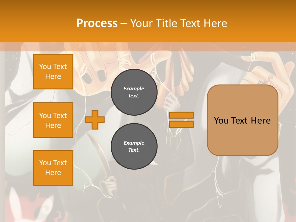 A Person Sitting On Top Of A Pumpkin PowerPoint Template