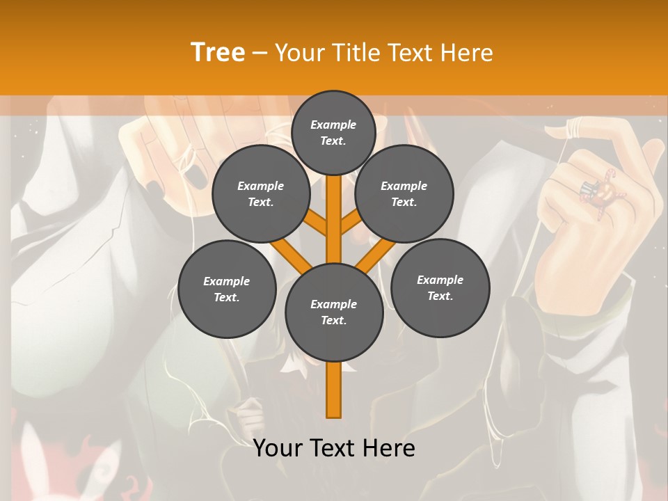 A Person Sitting On Top Of A Pumpkin PowerPoint Template