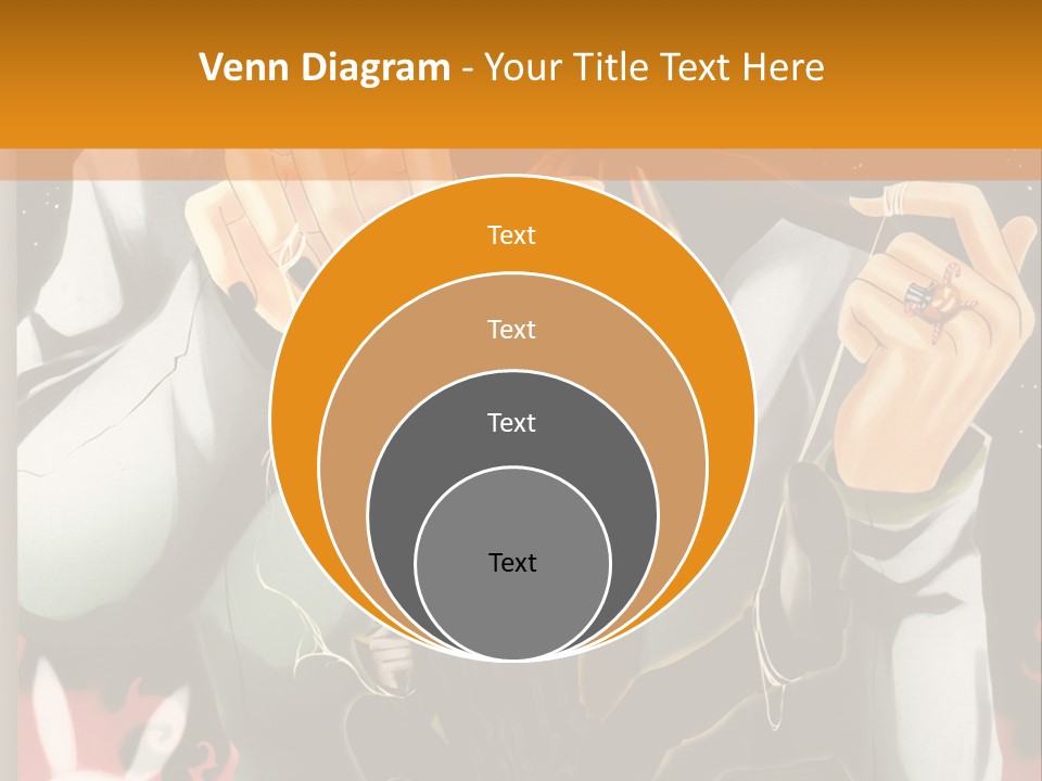 A Person Sitting On Top Of A Pumpkin PowerPoint Template