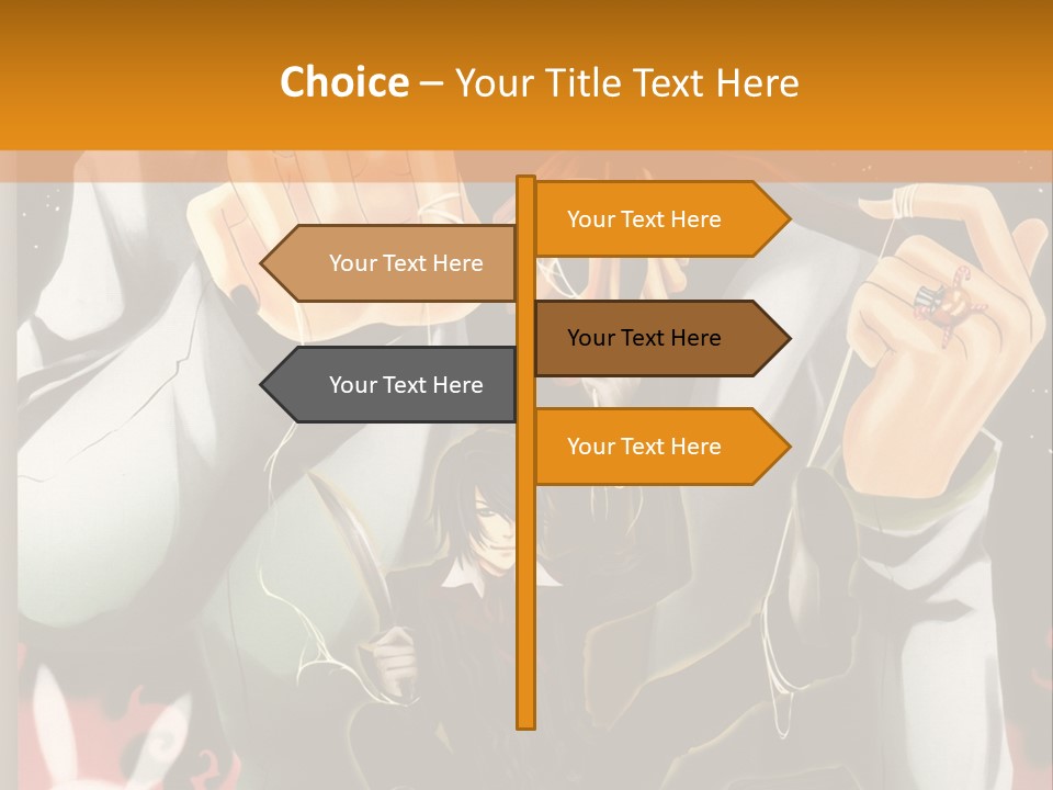 A Person Sitting On Top Of A Pumpkin PowerPoint Template