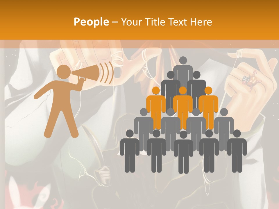 A Person Sitting On Top Of A Pumpkin PowerPoint Template