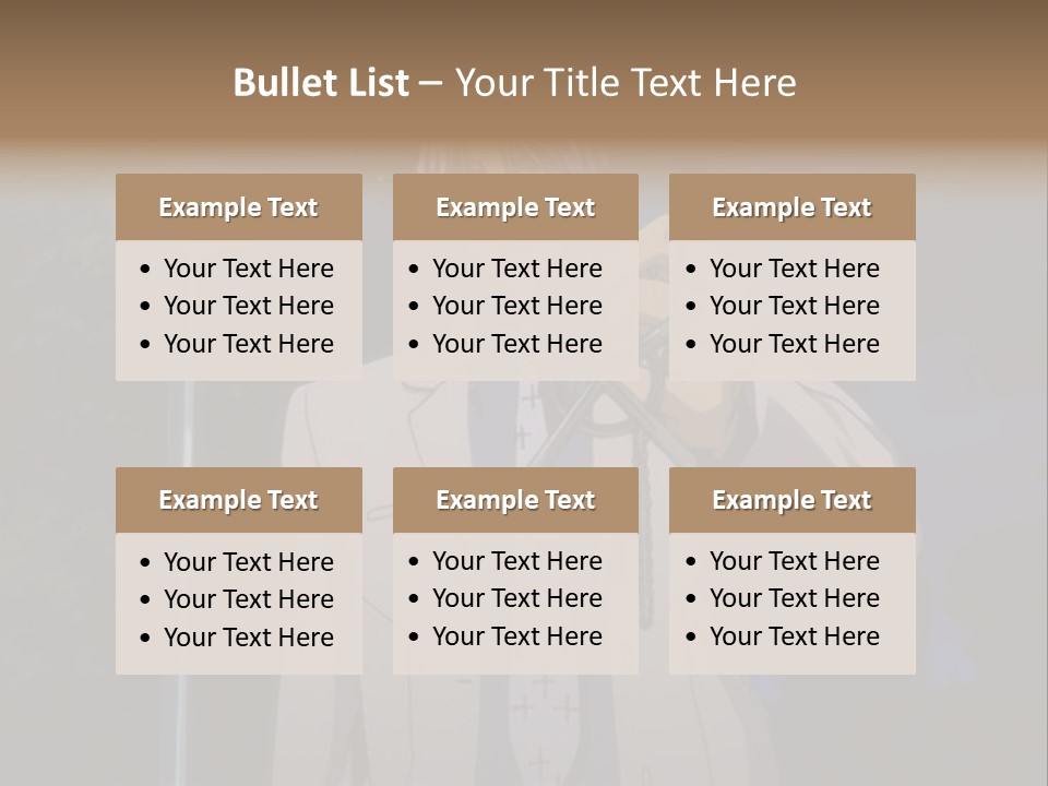 A Man Holding A Pair Of Scissors In His Hand PowerPoint Template