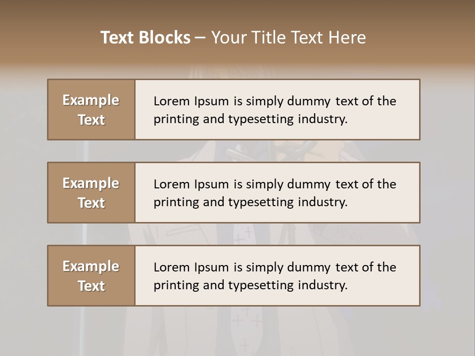 A Man Holding A Pair Of Scissors In His Hand PowerPoint Template