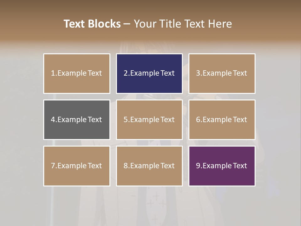 A Man Holding A Pair Of Scissors In His Hand PowerPoint Template