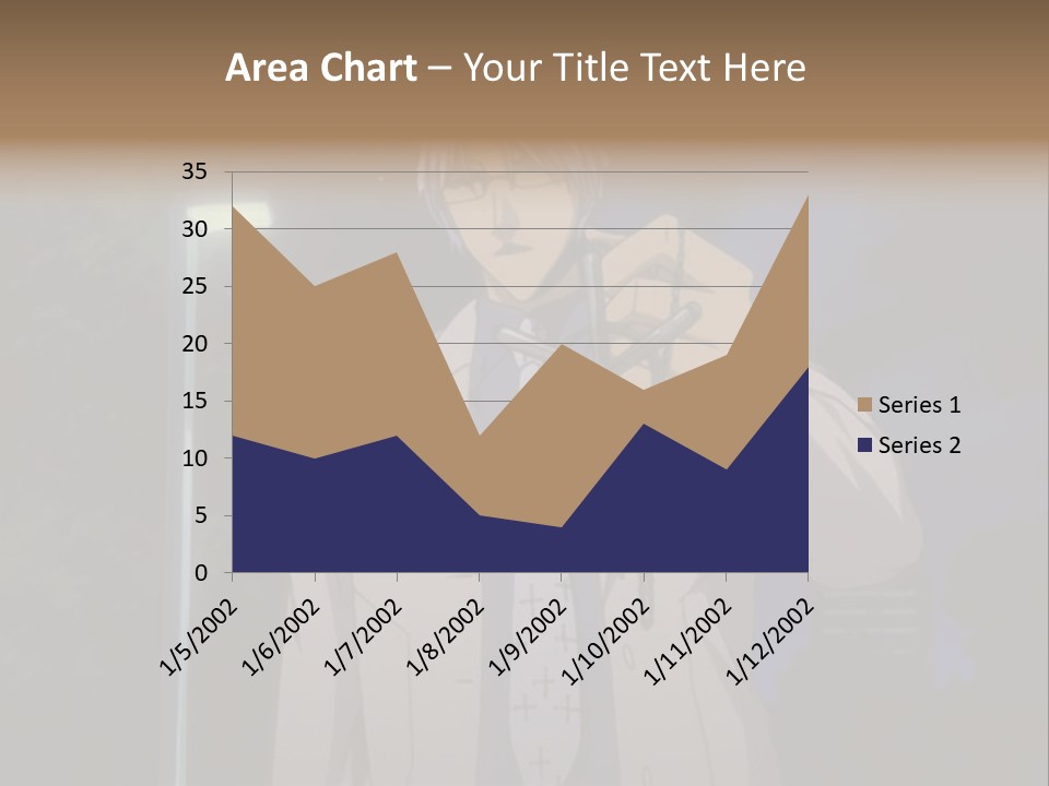 A Man Holding A Pair Of Scissors In His Hand PowerPoint Template