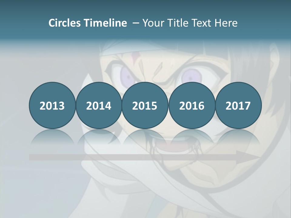 A Person With Purple Eyes And A White Shirt PowerPoint Template