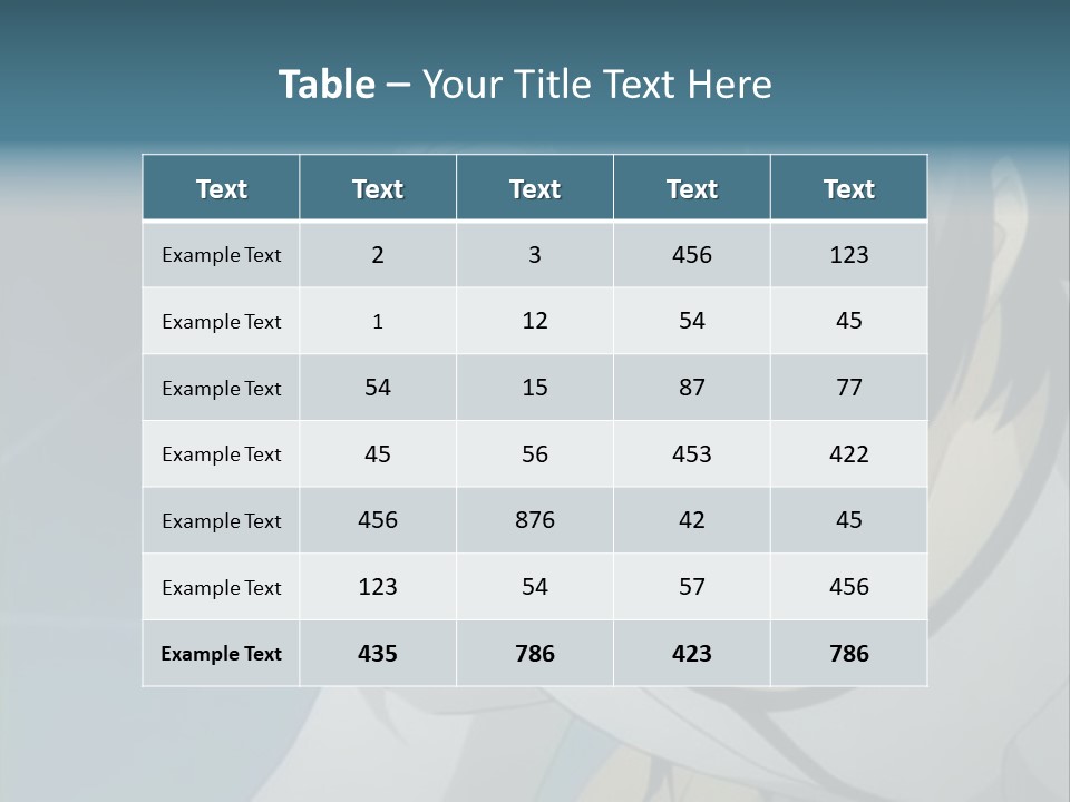 A Person With Purple Eyes And A White Shirt PowerPoint Template