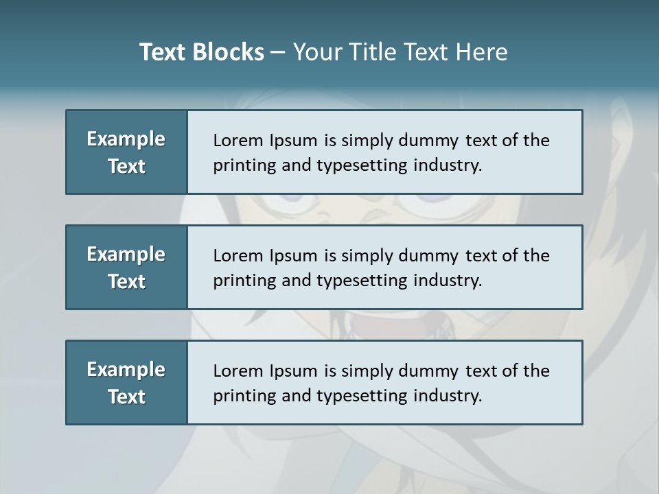 A Person With Purple Eyes And A White Shirt PowerPoint Template