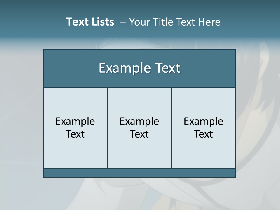 A Person With Purple Eyes And A White Shirt PowerPoint Template