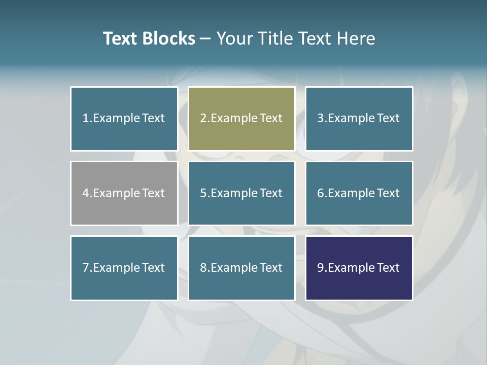 A Person With Purple Eyes And A White Shirt PowerPoint Template