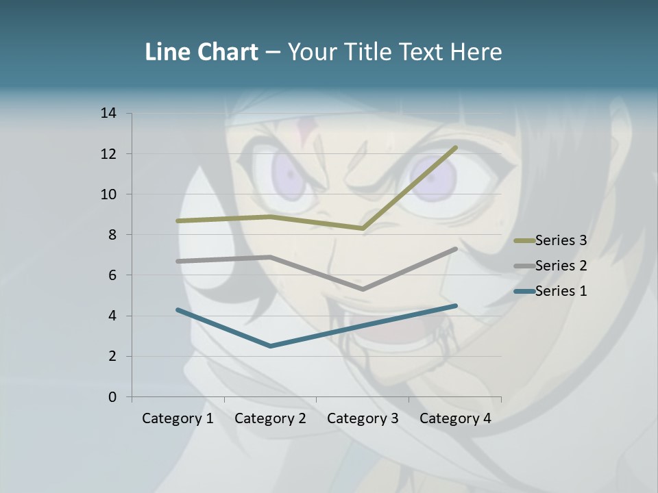 A Person With Purple Eyes And A White Shirt PowerPoint Template