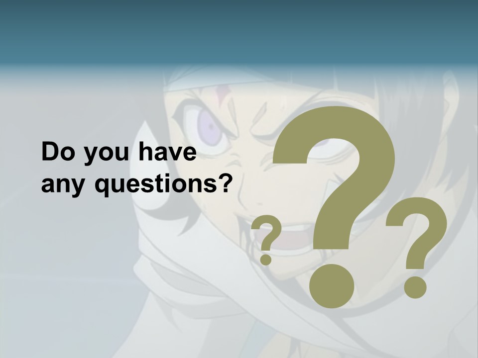 A Person With Purple Eyes And A White Shirt PowerPoint Template