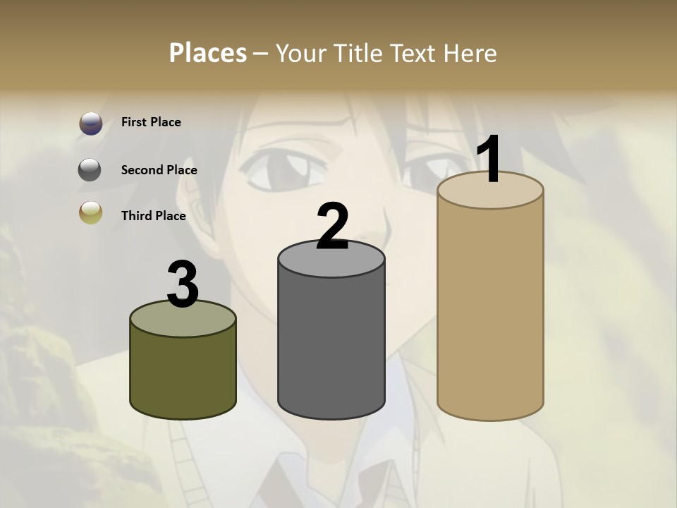 A Man With A Tie Standing In Front Of A Tree PowerPoint Template