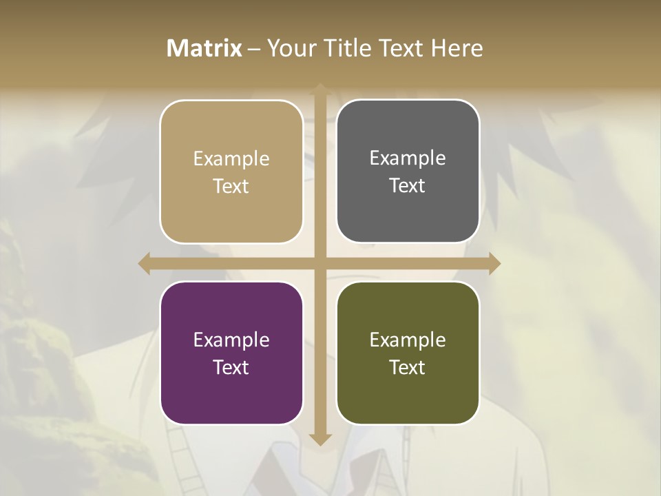 A Man With A Tie Standing In Front Of A Tree PowerPoint Template